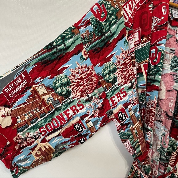 Reyn Spooner Sports OU Robe Sleepwear - Picture 4 of 10
